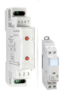 HAM DinSwitchM + Relay 2NO 25A